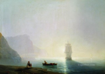 1851 pintura - mañana 1851 Romántico Ivan Aivazovsky Ruso